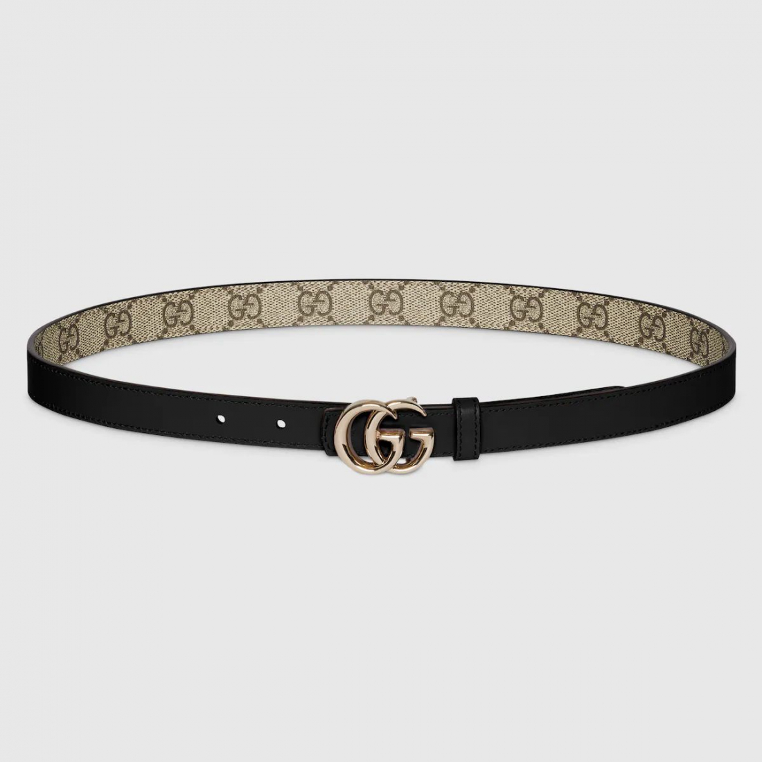 Women's 'Reversible GG Marmont Thin' Belt
