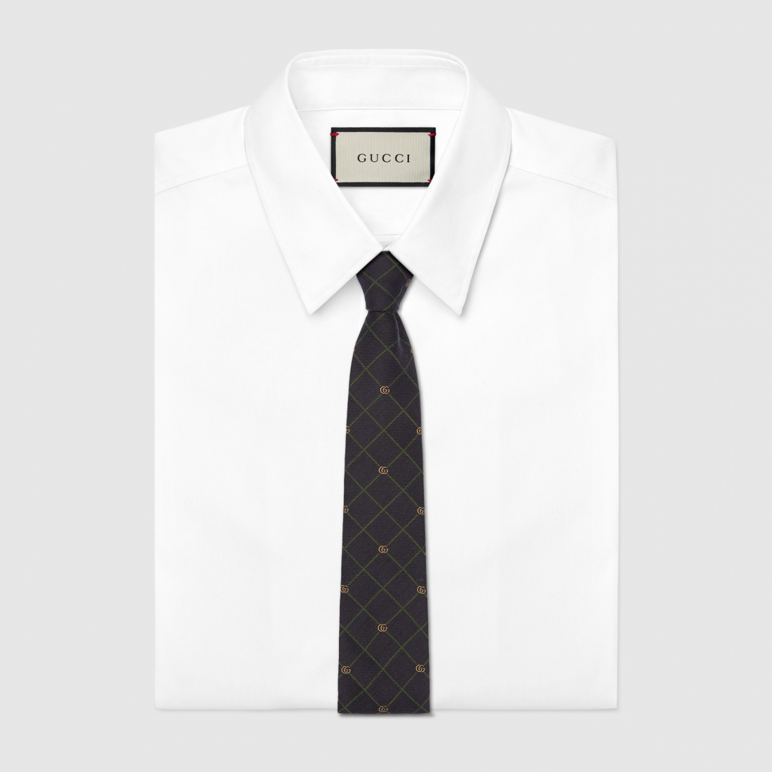 Men's 'Double G And Check' Tie