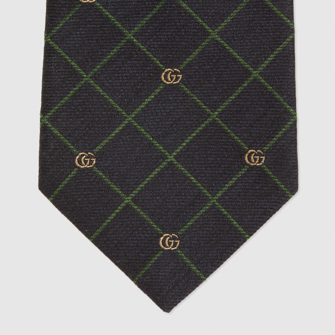 Men's 'Double G And Check' Tie