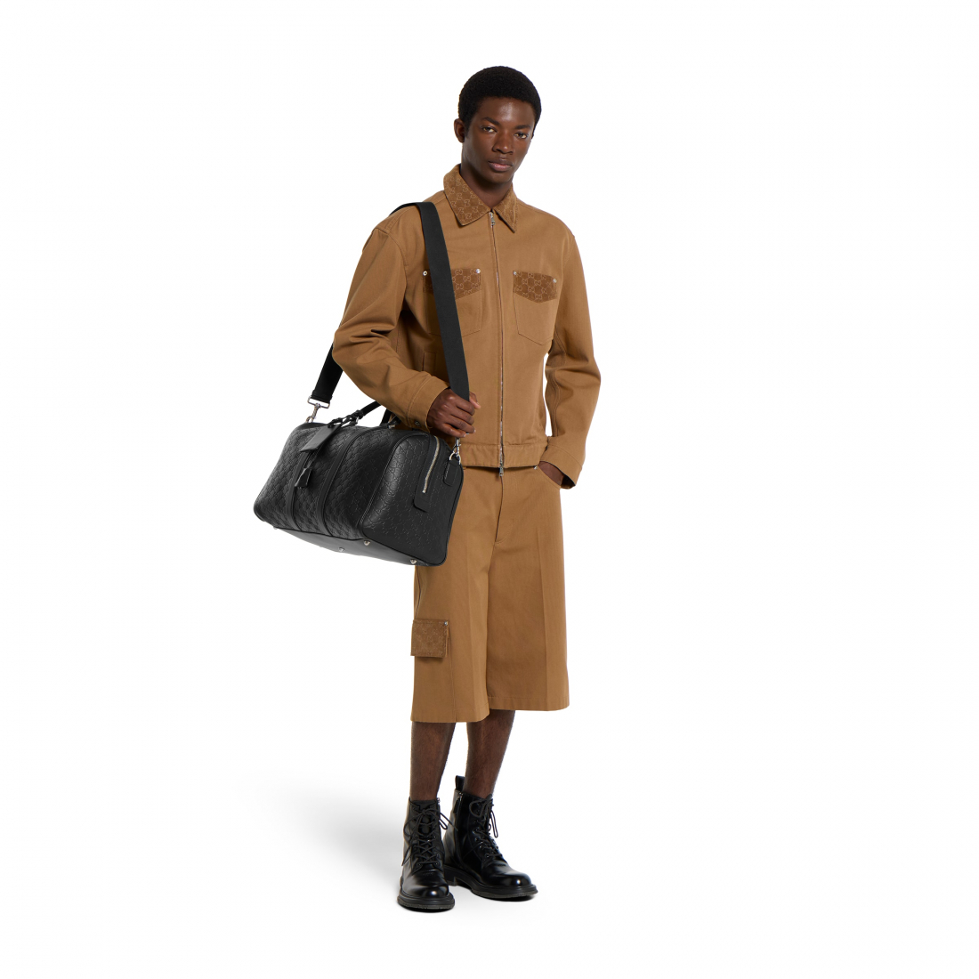 Sac de voyage 'GG Emblem Medium' pour Hommes