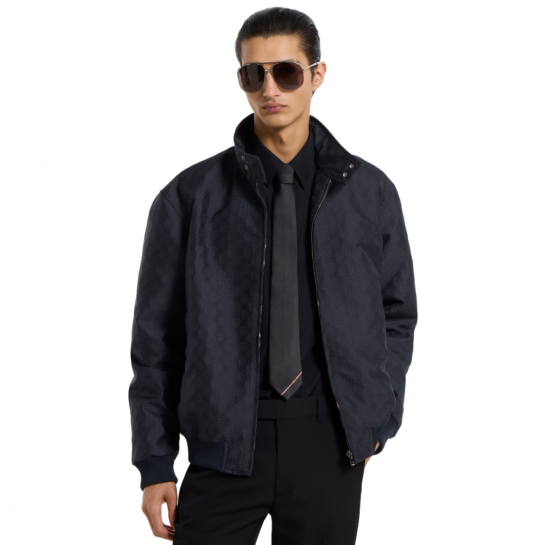 Cravate 'Diagonal Horsebit' pour Hommes