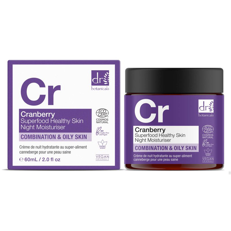 Hydratant de nuit 'Cranberry Superfood Healthy Skin' - 60 ml