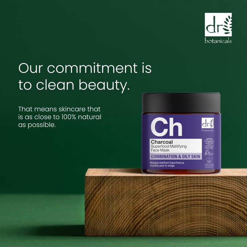 Masque visage 'Charcoal Superfood Mattifying' - 60 ml