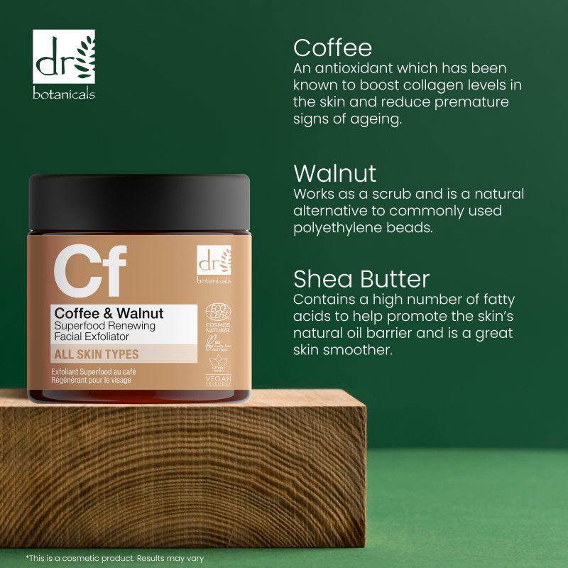 Exfoliant quotidien 'Coffee & Walnut Superfood Renewing' - 60 ml