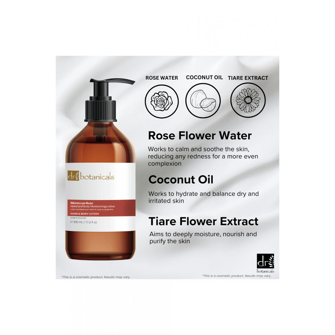 'Moroccan Rose Antibacterial' Hand & Face Cleanser - 500 ml