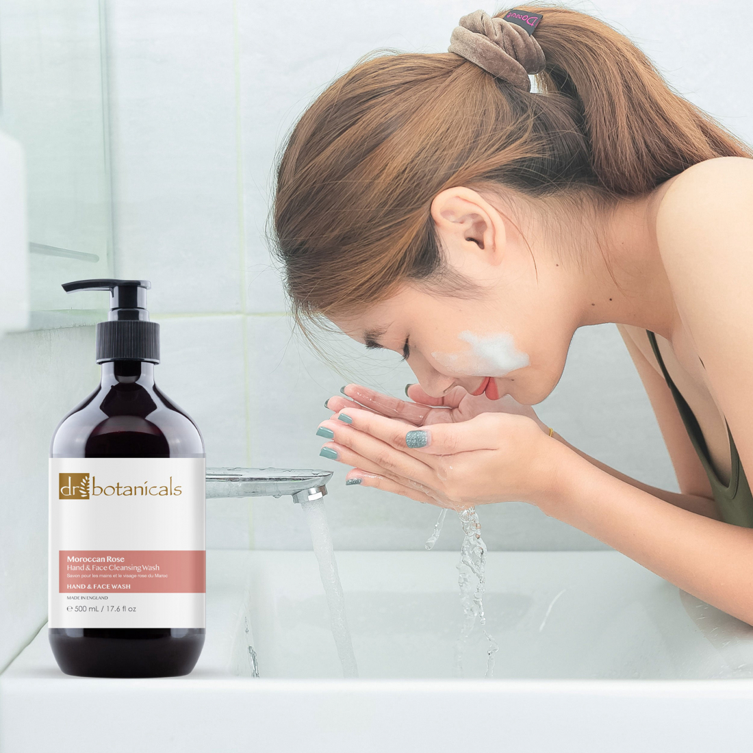 'Moroccan Rose Antibacterial' Hand & Face Cleanser - 500 ml
