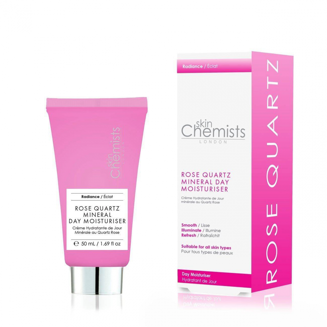 'Rose Quartz Mineral' Day Moisturiser - 50 ml