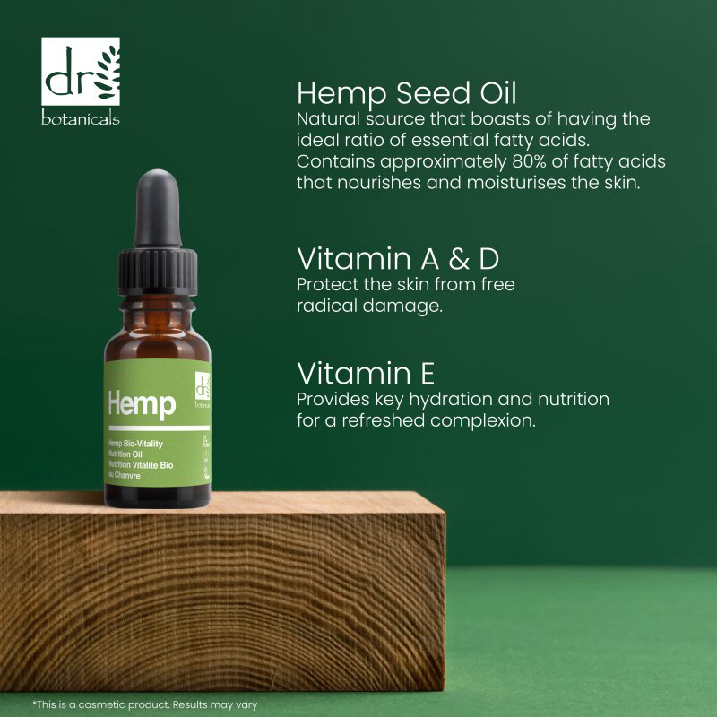 Gel nutritionnel 'Hemp Bio-Vitality' - 15 ml