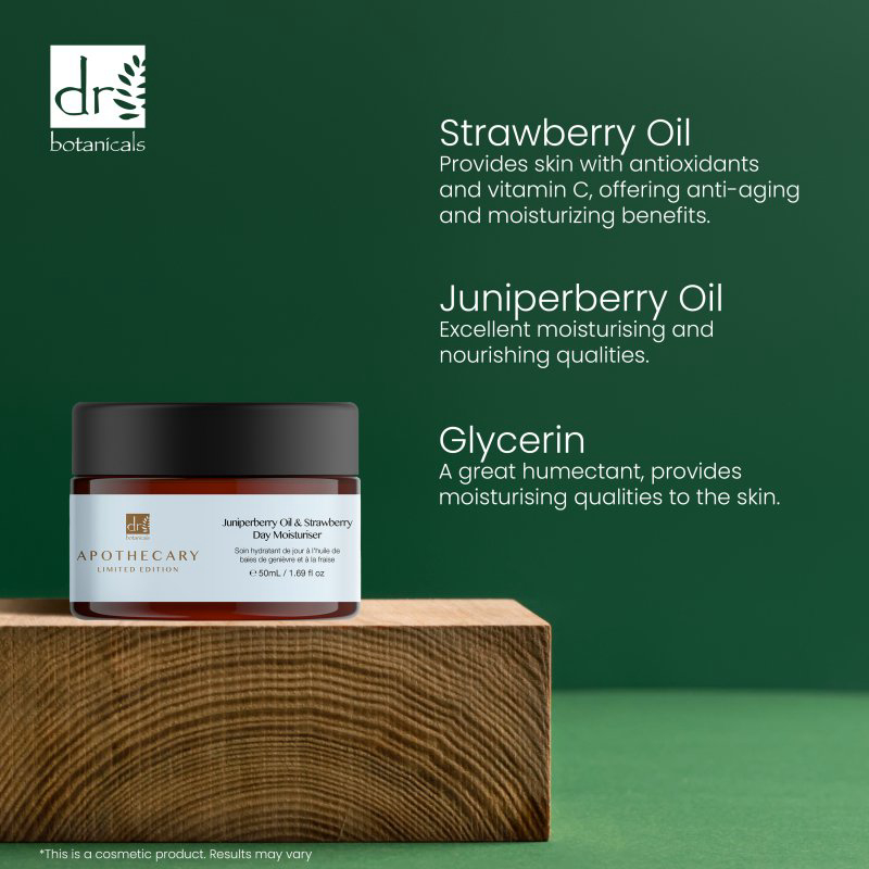 Hydratant de jour 'Juniperberry Oil & Strawberry' - 50 ml