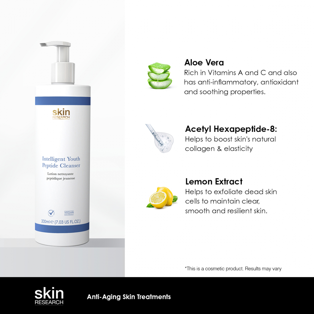 Nettoyant 'Youth Peptide' - 200 ml