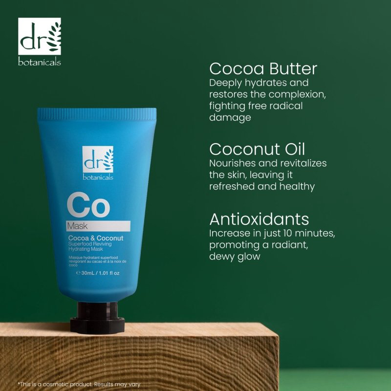 'Cocoa & Coconut Superfood Reviving Hydrating' Anti-Aging-Maske - 30 ml