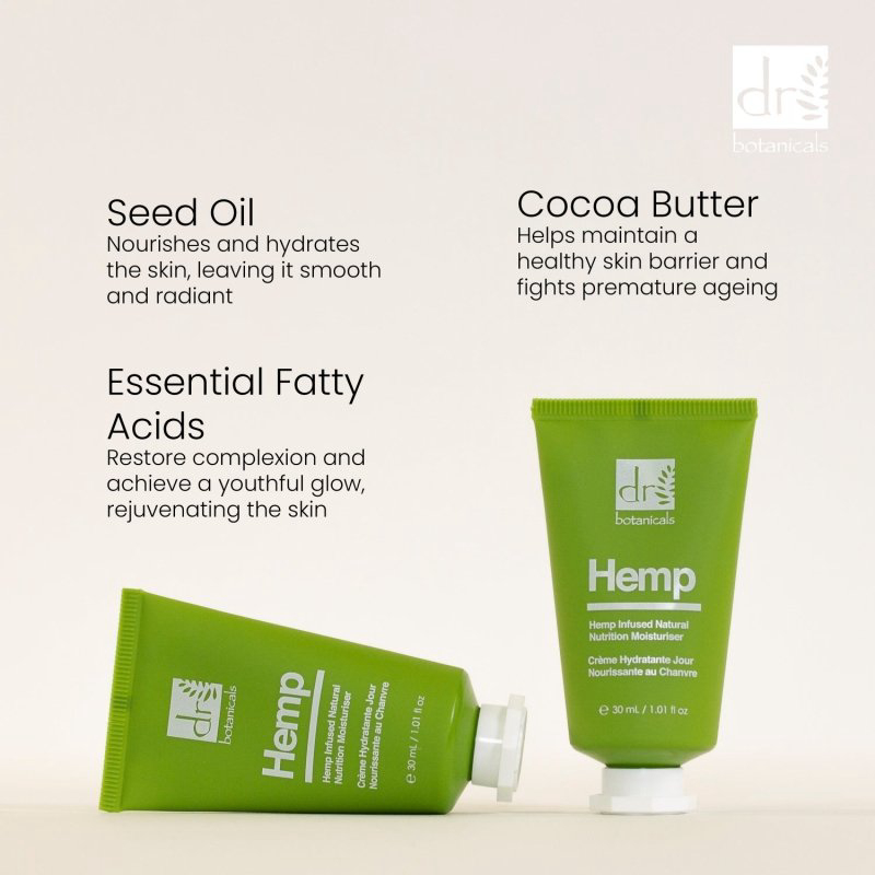 Hydratant 'Hemp Infused Natural' - 30 ml