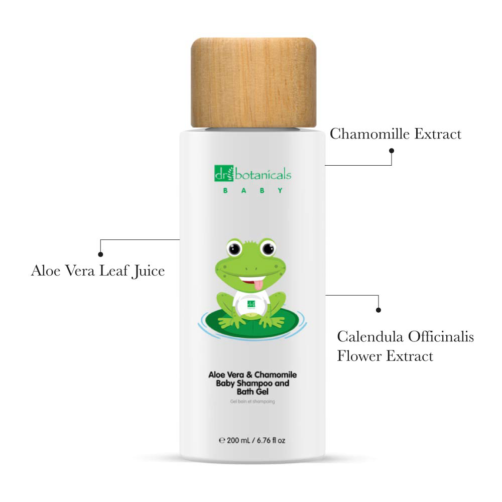 'Aloe Vera & Chamomile' Shampoo & Body Wash - 200 ml