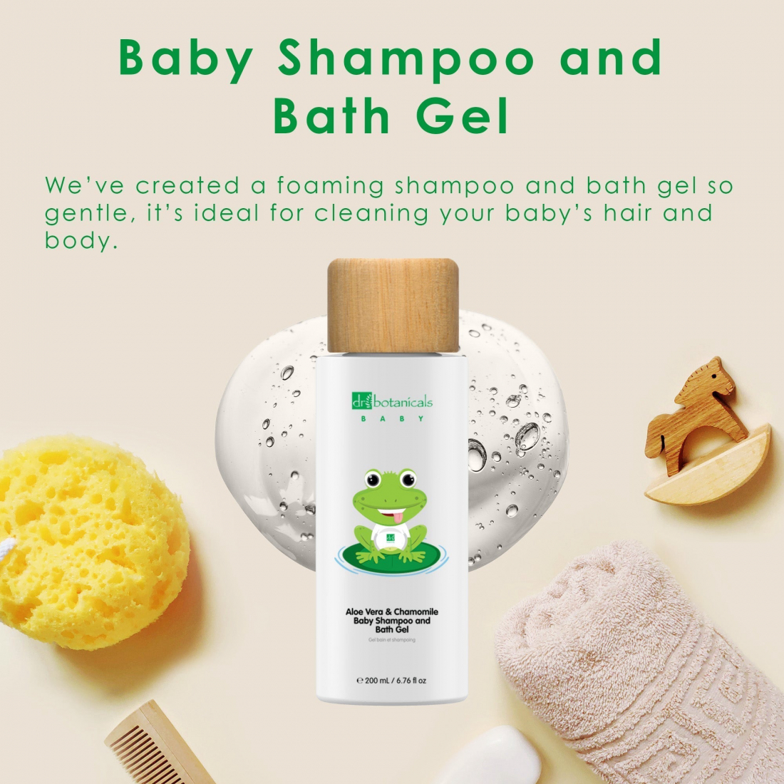 'Aloe Vera & Chamomile' Shampoo & Body Wash - 200 ml