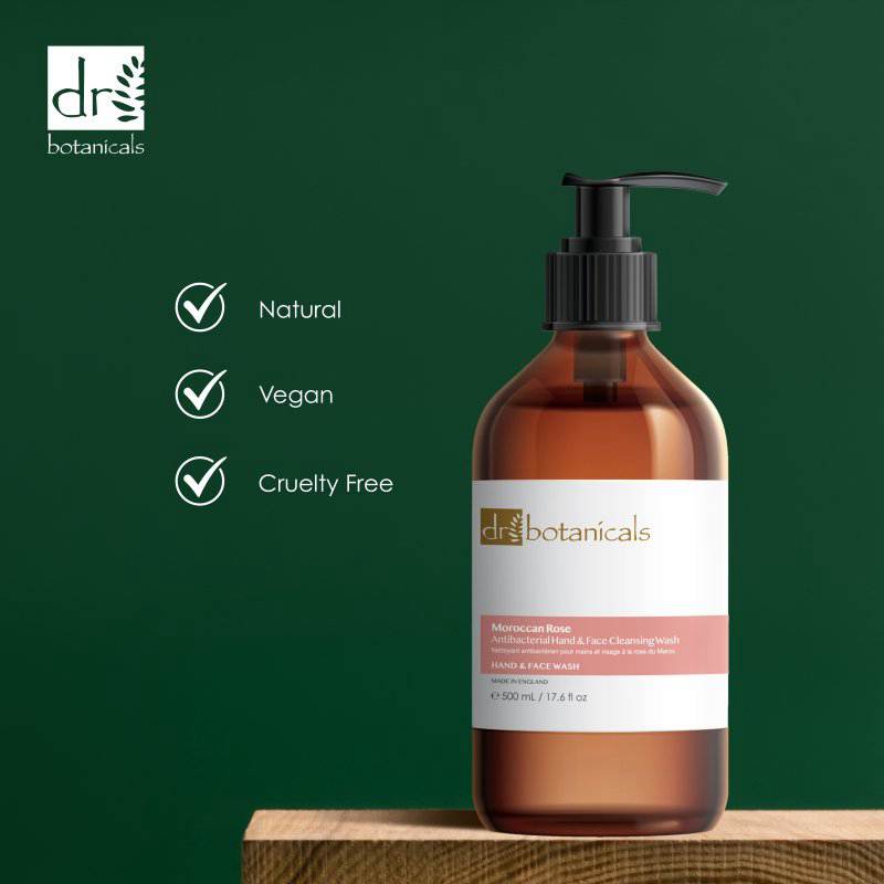 'Moroccan Rose Antibacterial' Hand & Face Cleanser - 500 ml