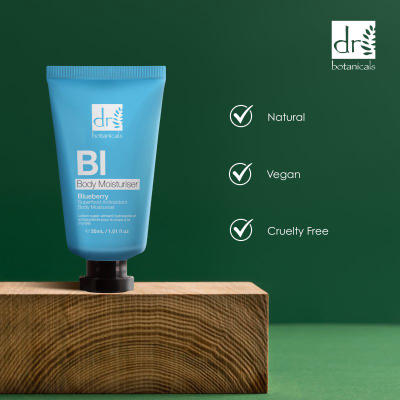 'Blueberry Superfood Antioxidant' Body Moisturizer - 30 ml