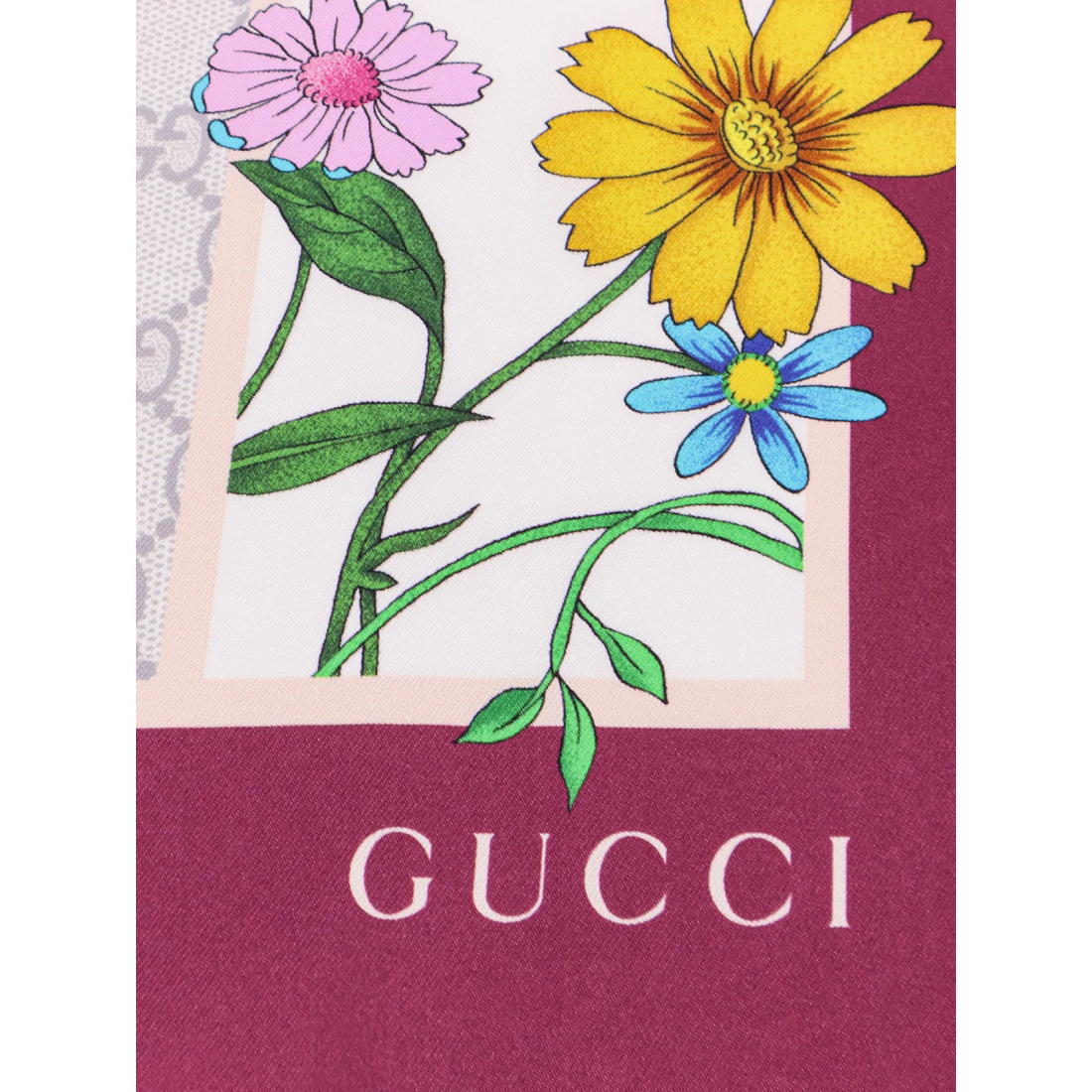 Women's 'Mini Block Flora' Scarf