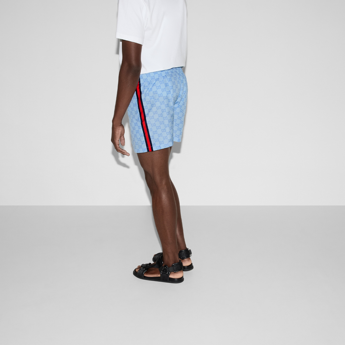 Short de bain 'Printed Poplin Tech' pour Hommes
