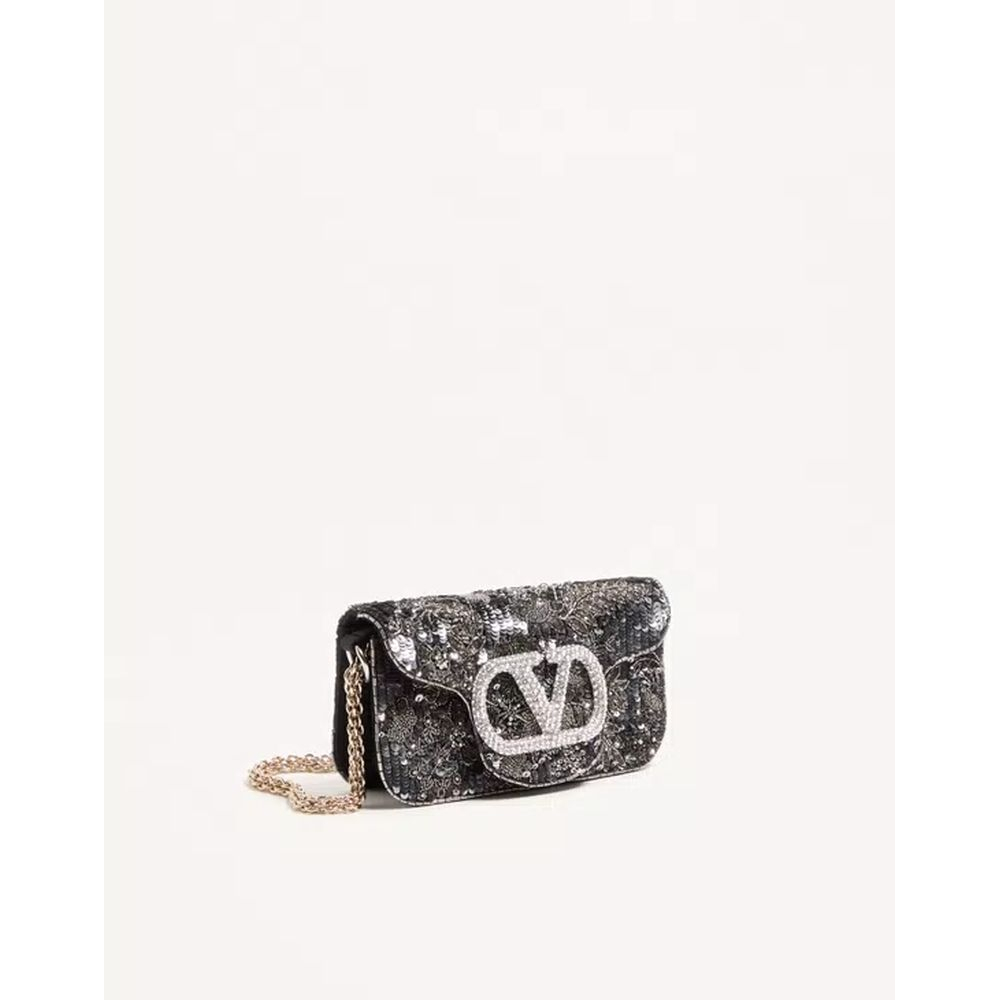 Women's 'Locò Small Embroidered' Shoulder Bag