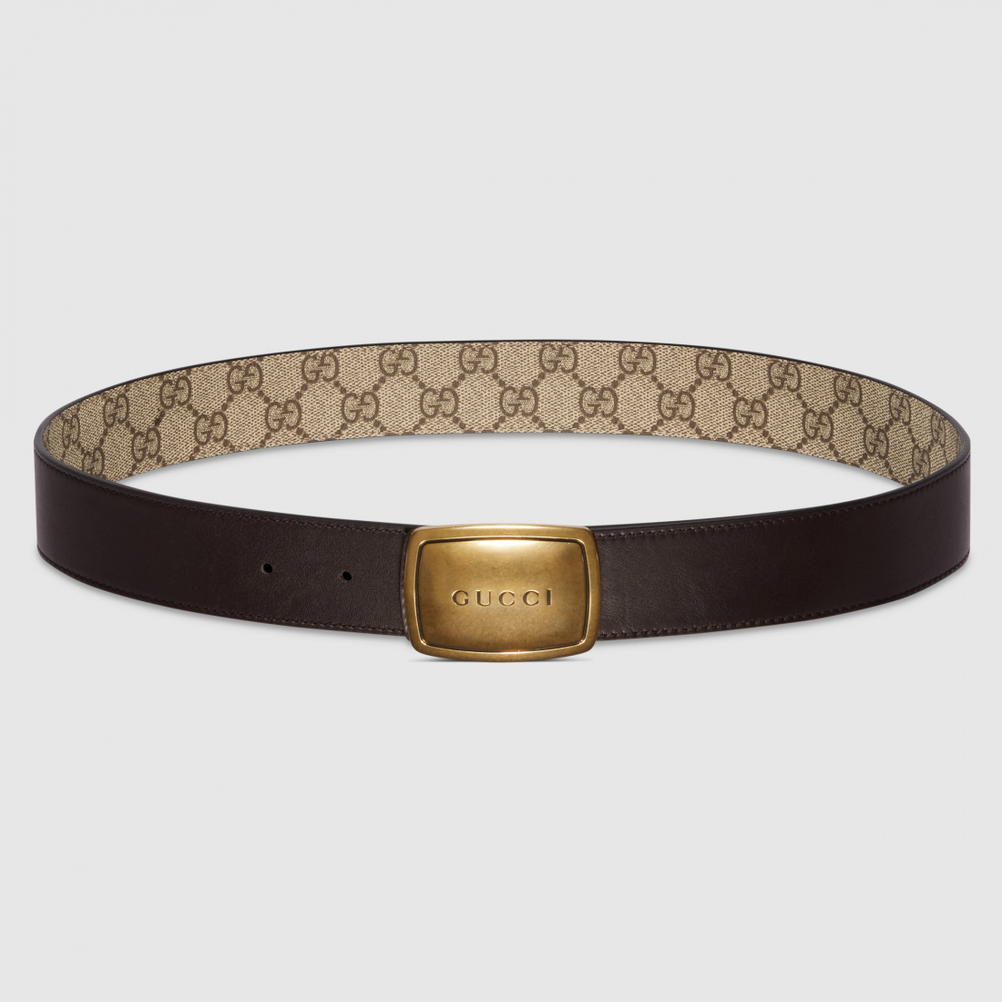 Ceinture 'Plaque Buckle' pour Hommes