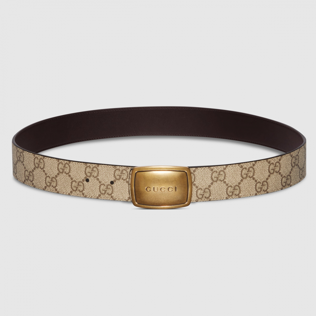 Ceinture 'Plaque Buckle' pour Hommes
