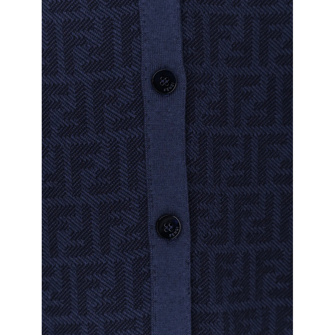 'FF-Pattern Buttoned' Strickjacke für Damen