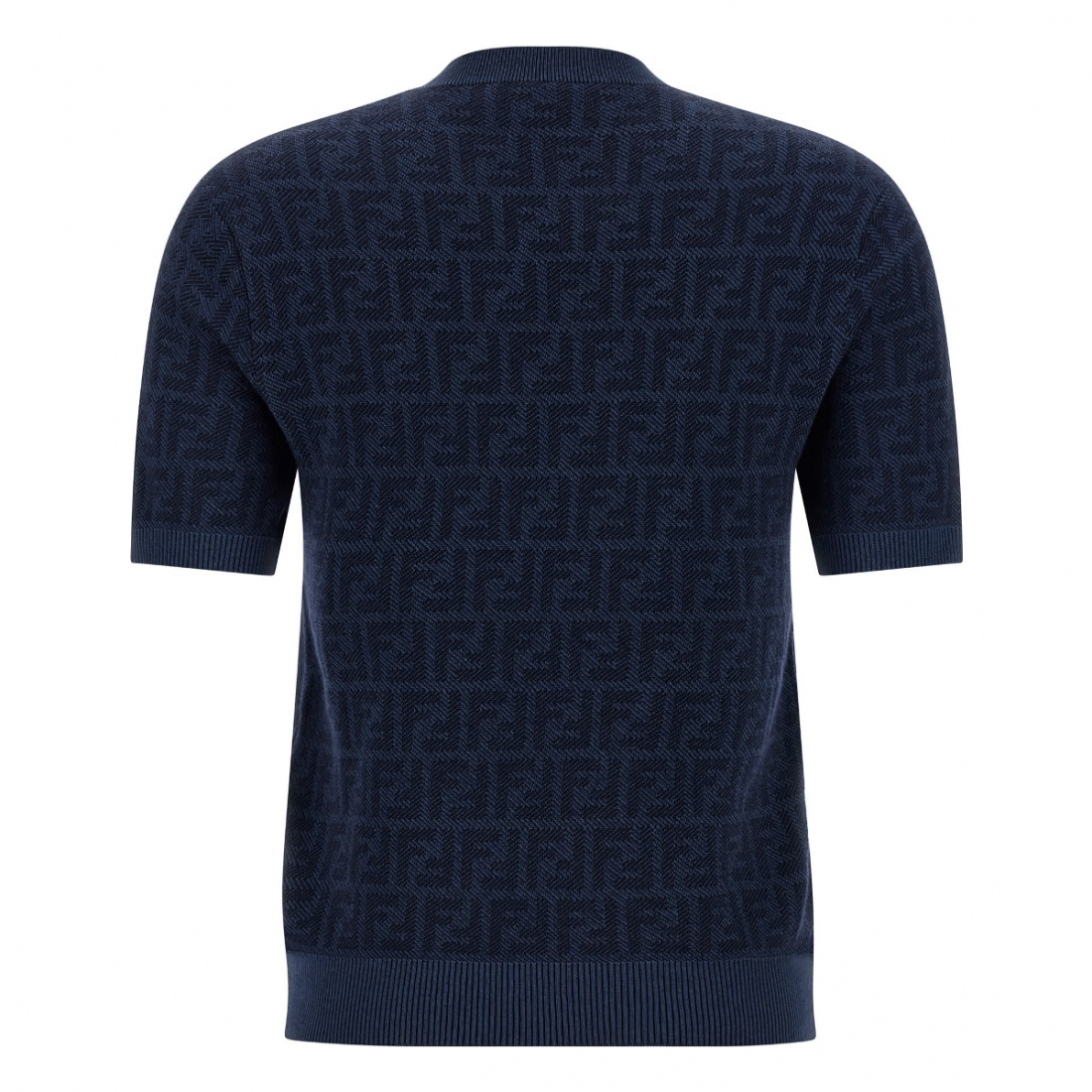 'Jacquard' Kurzarm Pullover für Damen