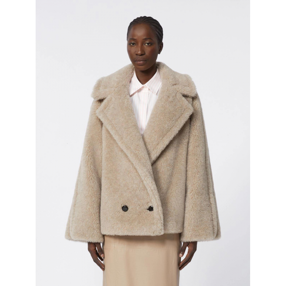 Teddy-Mantel für Damen