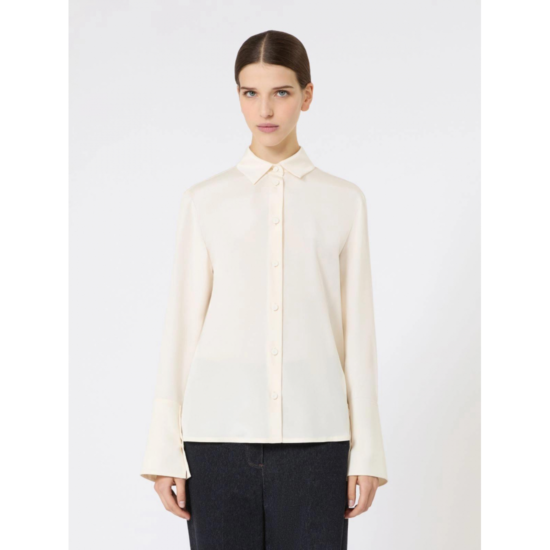 'Crepe De Chine' Hemd für Damen