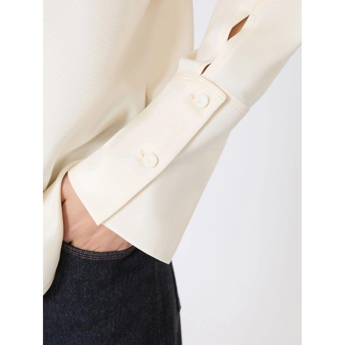 'Crepe De Chine' Hemd für Damen