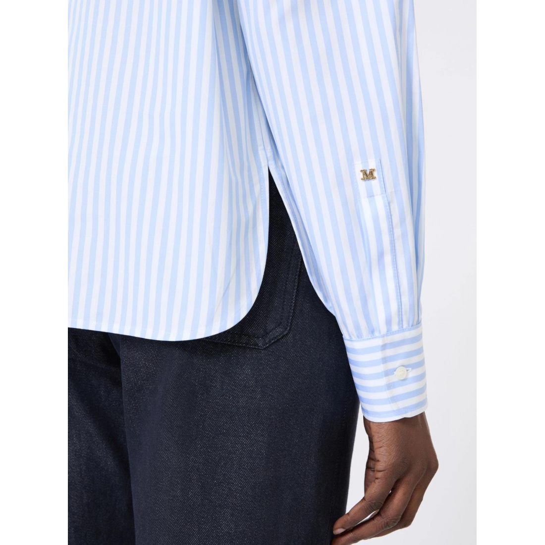 'Striped Poplin' Hemd für Damen