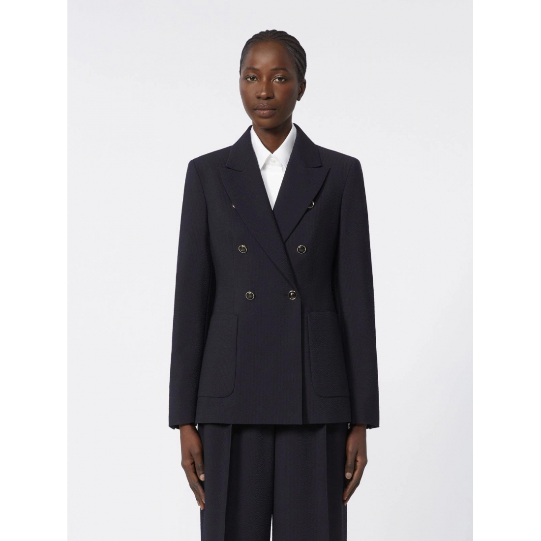 'Seersucker' Klassischer Blazer für Damen