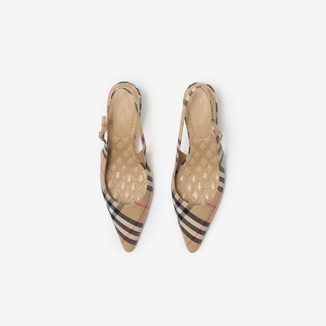 Women's 'Check Dame' Slingback Pumps