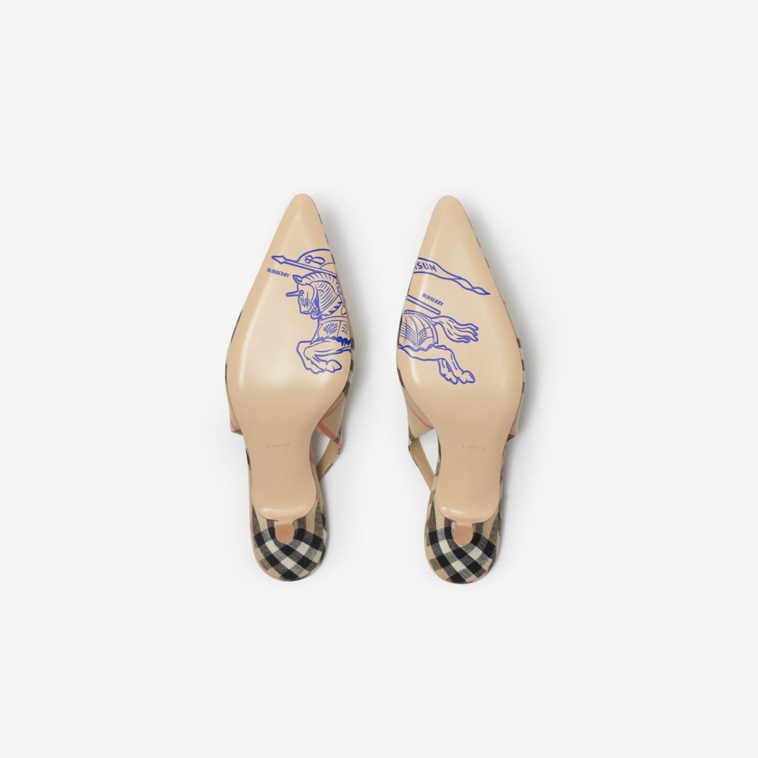 Women's 'Check Dame' Slingback Pumps