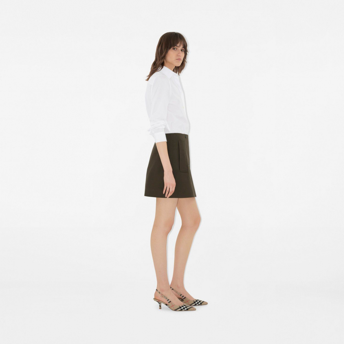 Women's 'Check Dame' Slingback Pumps