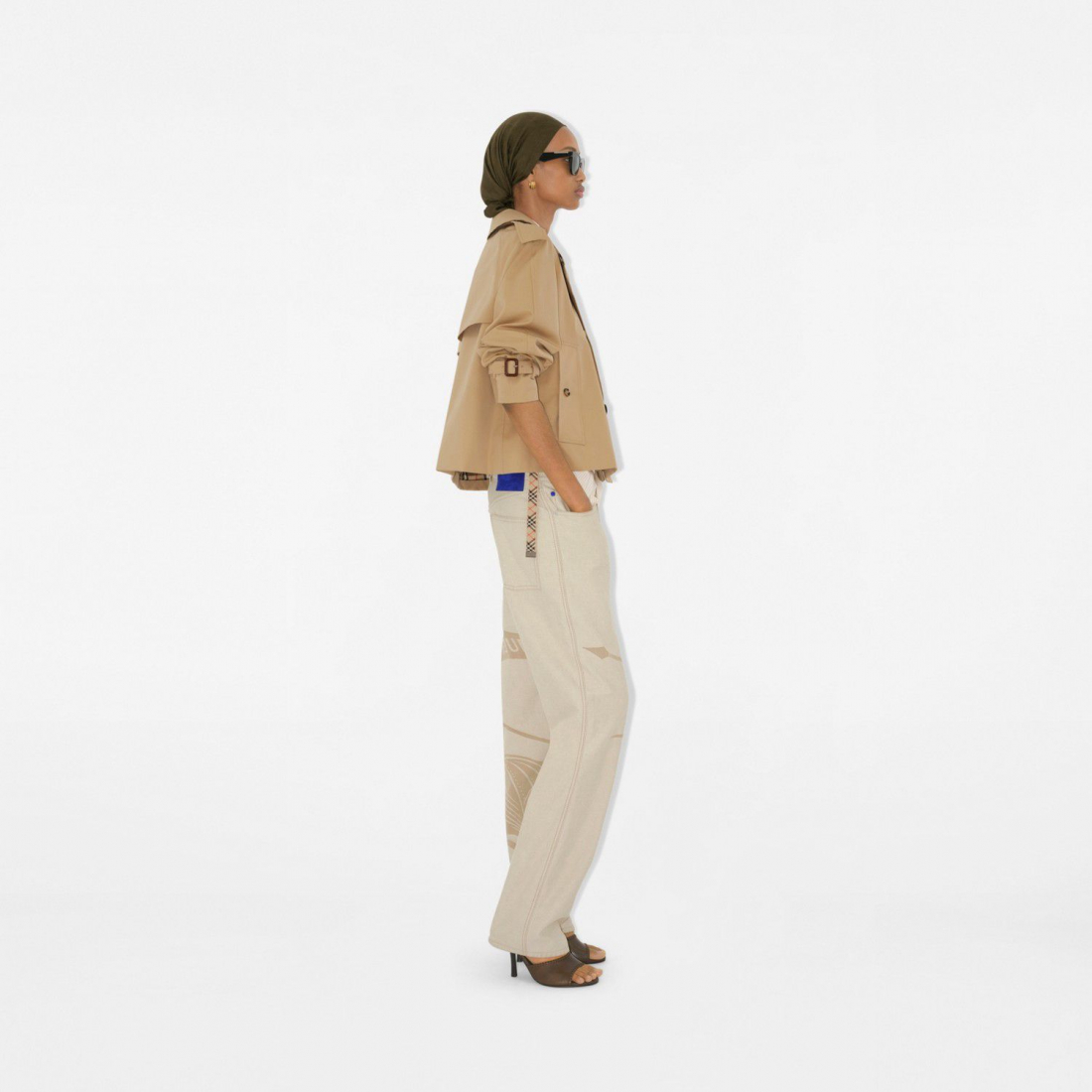 Women's 'Cropped' Trench Coat