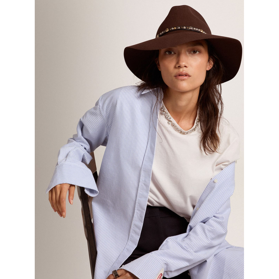 Chapeau 'Studded Strap' pour Femmes