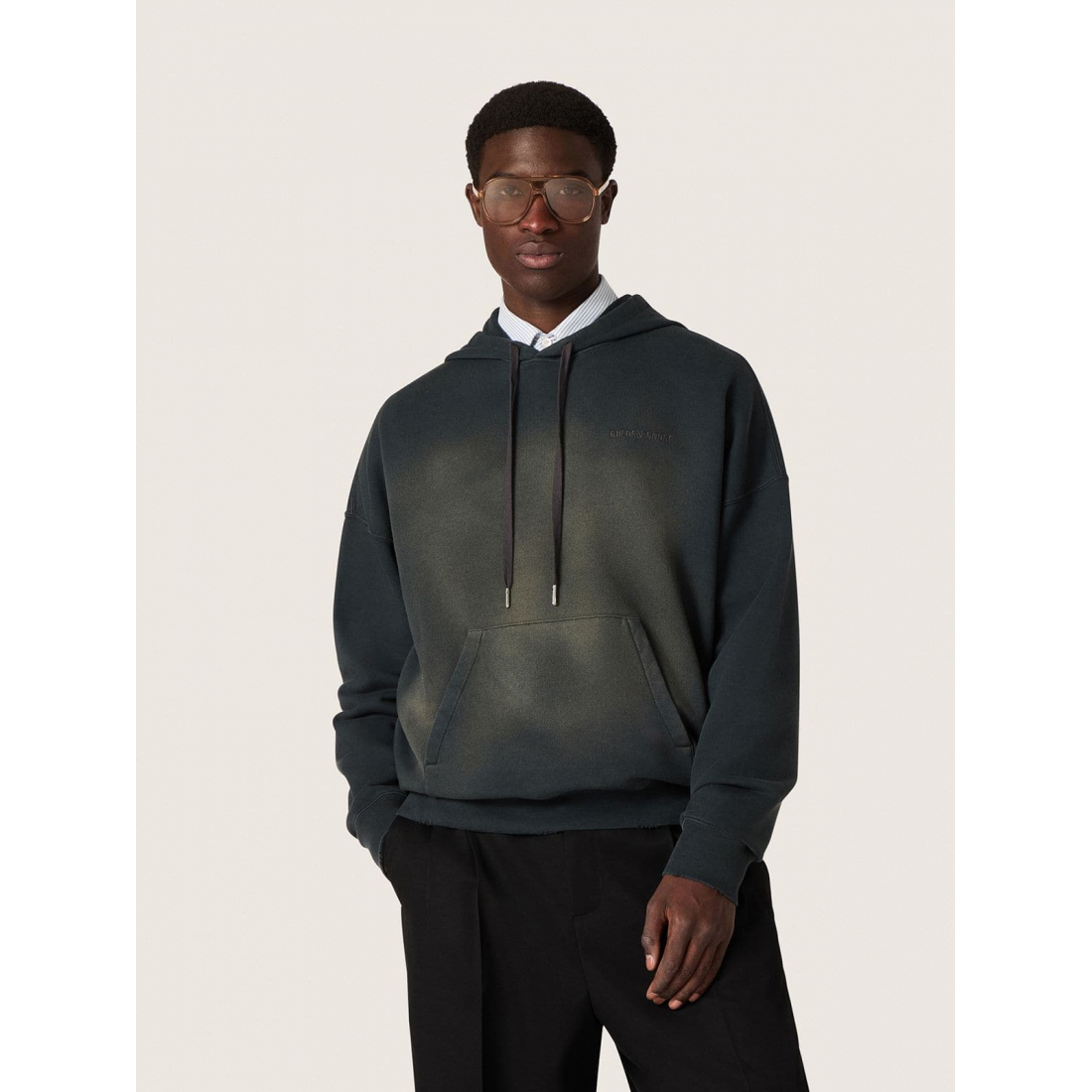 Sweatshirt à capuche  'Bleached Effect'