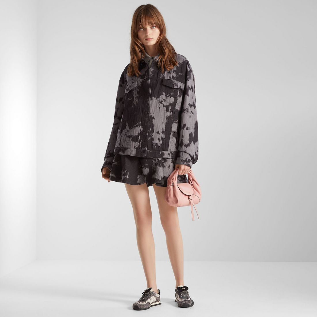 Women's 'Ff Motif Flap Pocket' Overshirt