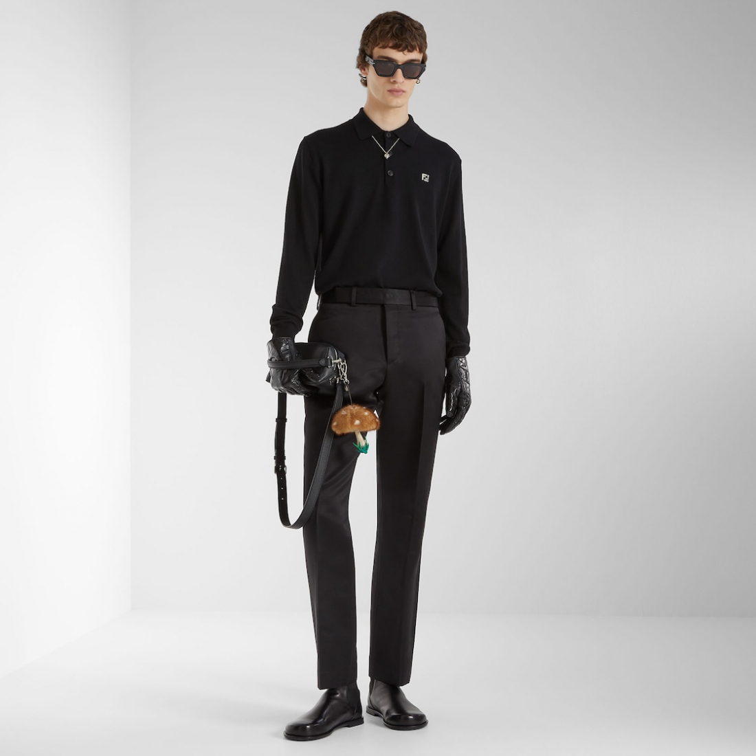 Men's Long-Sleeve Polo Shirt