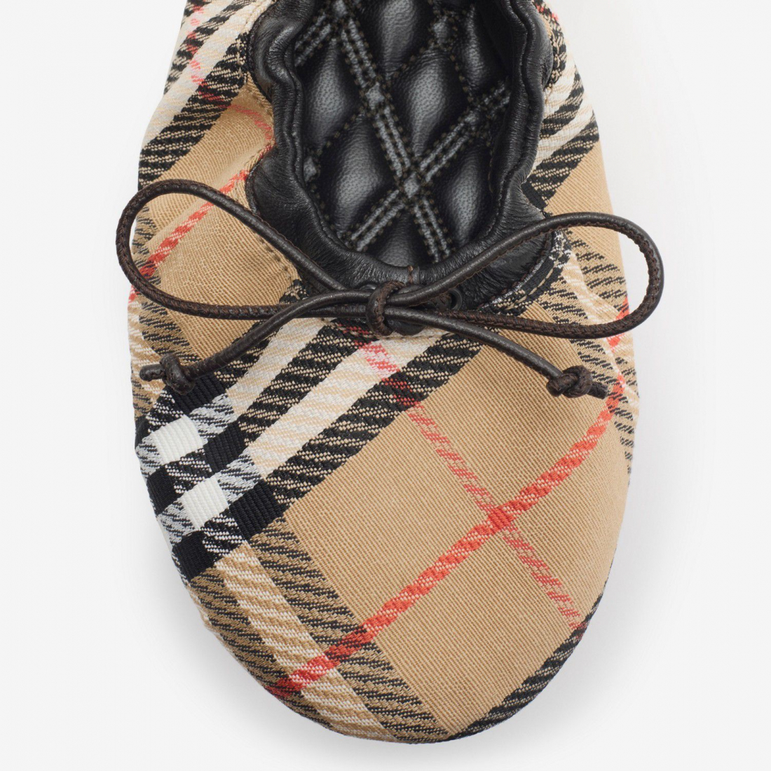 Women's 'Check Fawn' Ballerinas