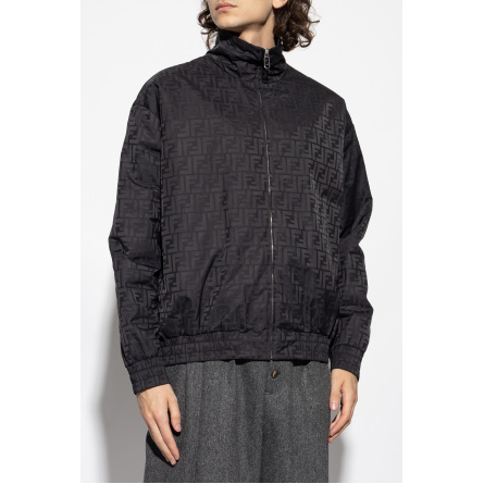 Men's 'Zip Ff-Motif' Bomber Jacket