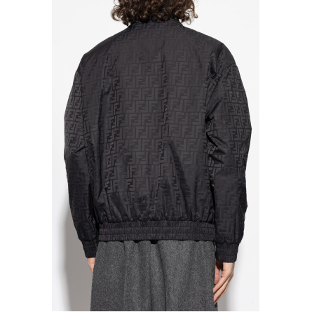Men's 'Zip Ff-Motif' Bomber Jacket