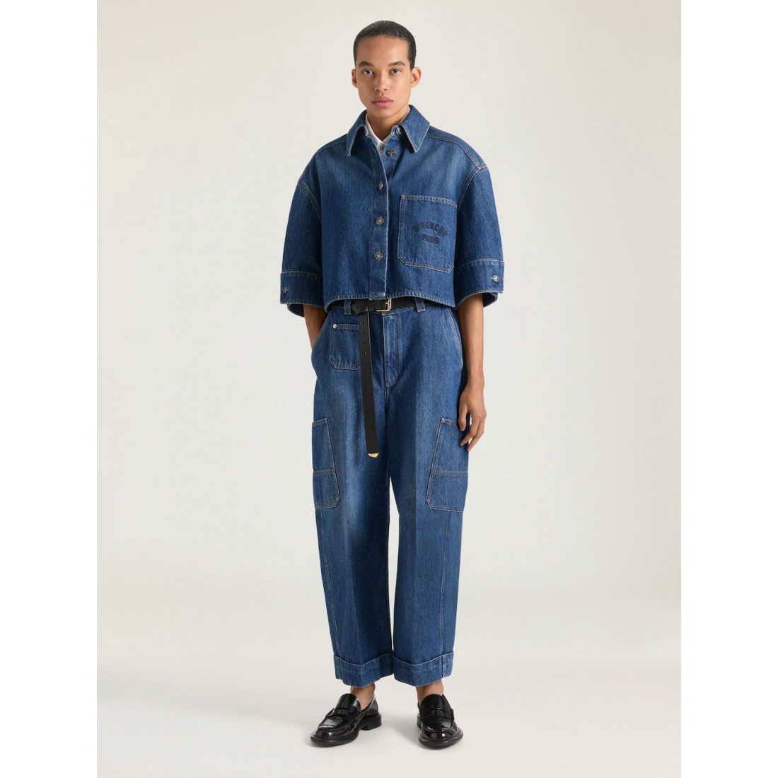 'Cocoon Cropped' Hemd für Damen