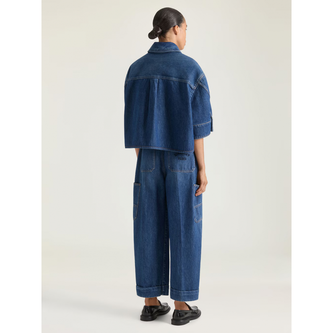 'Cocoon Cropped' Hemd für Damen