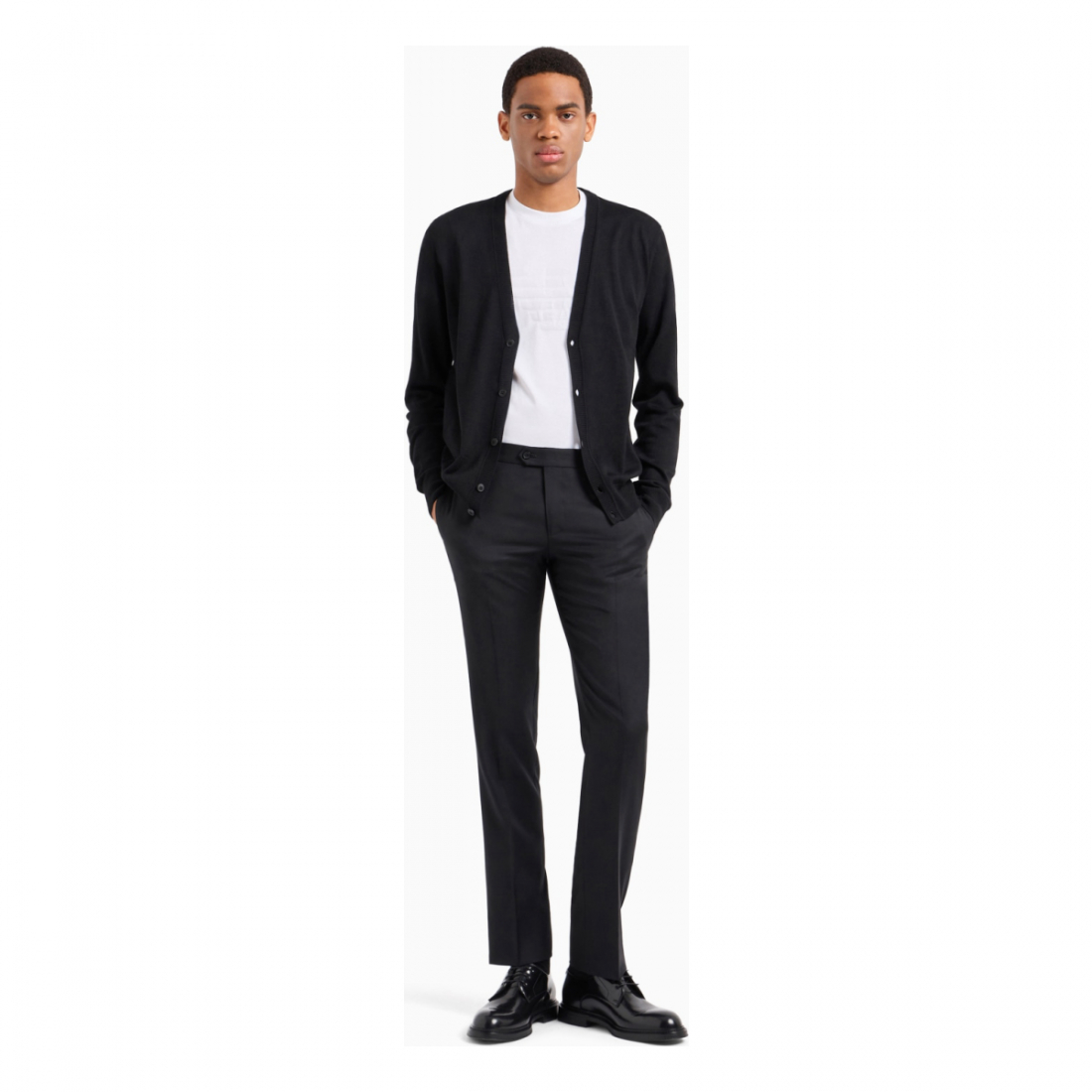 'Jacquard Logo' T-Shirt für Herren