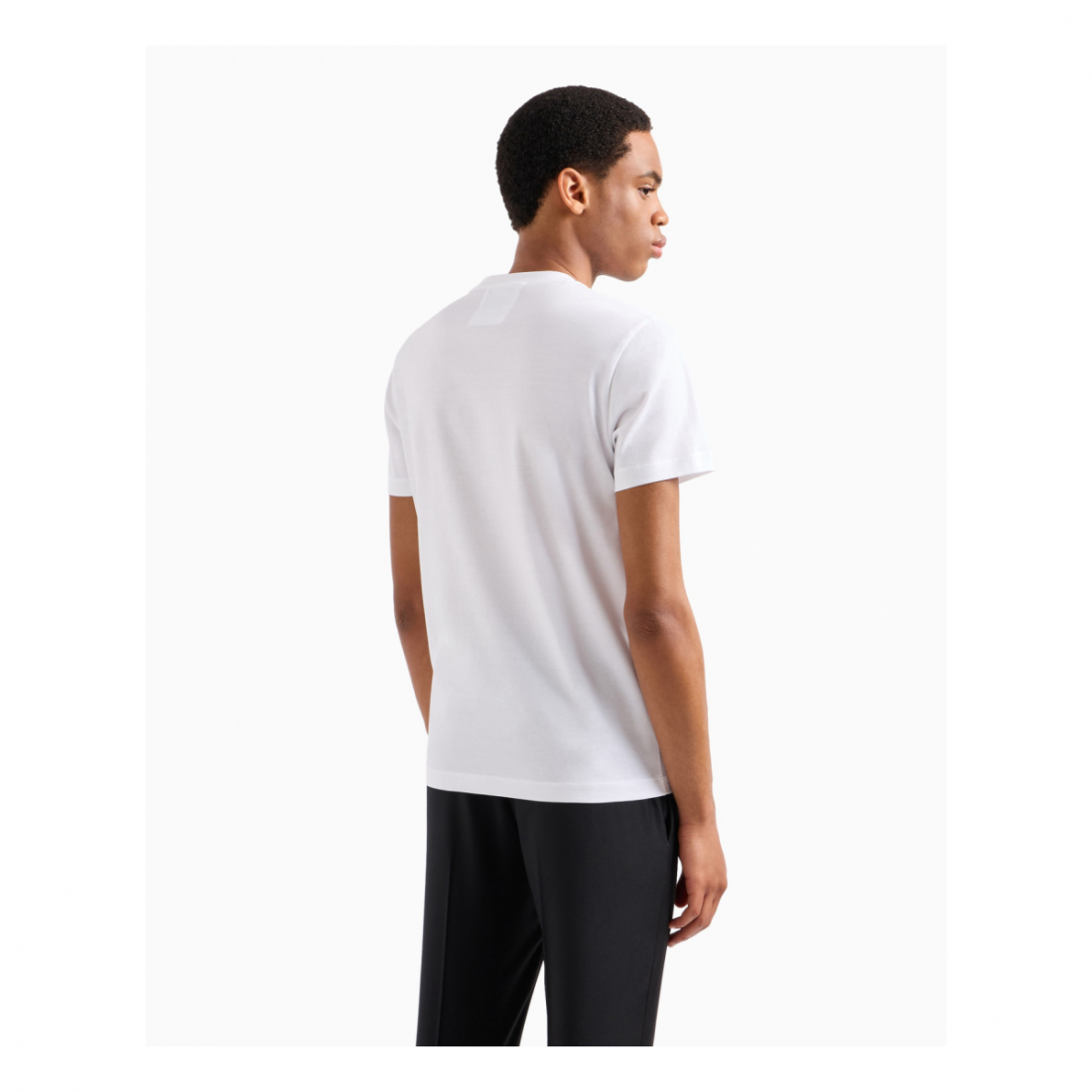 'Jacquard Logo' T-Shirt für Herren