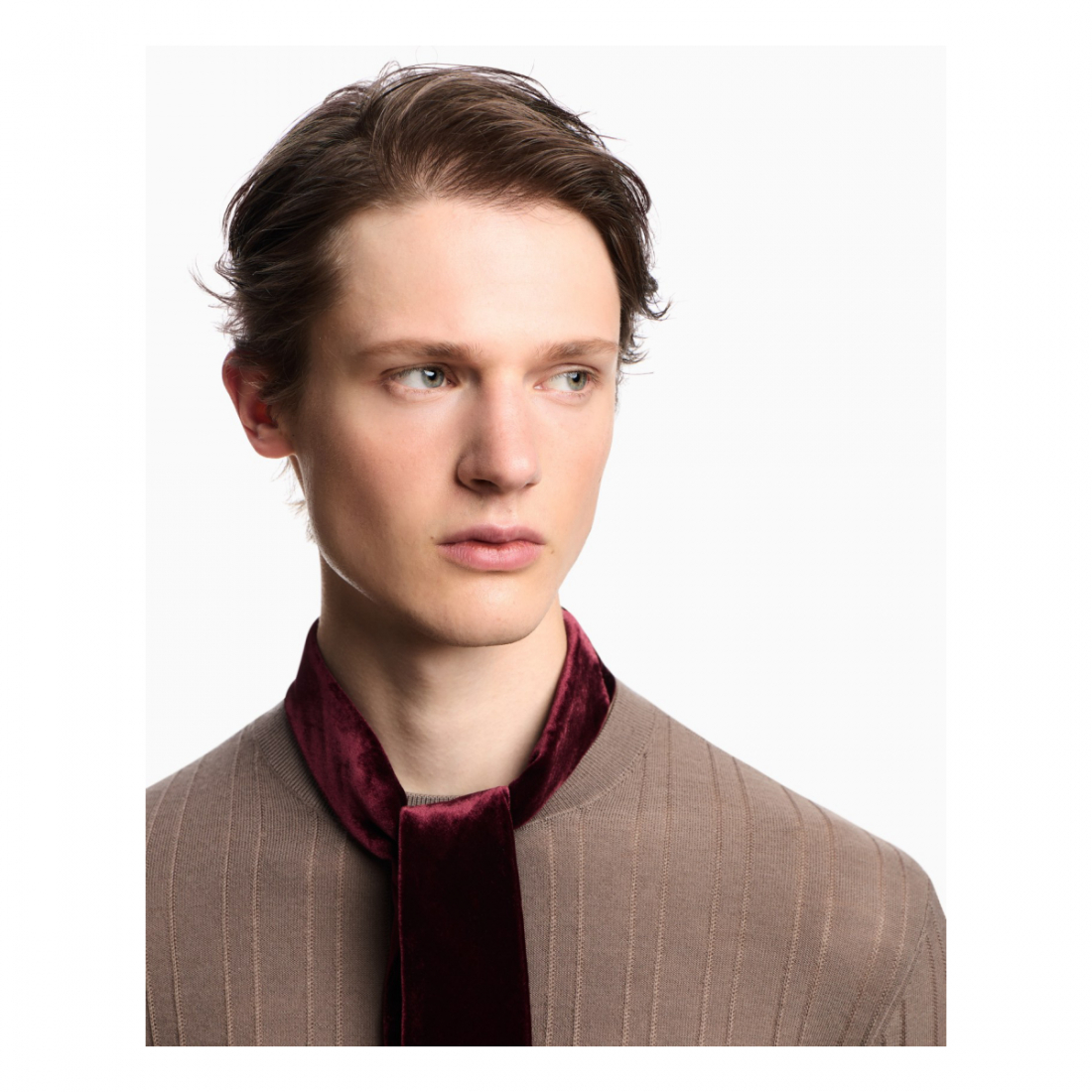 'Embossed Jacquard Pattern' Pullover für Herren