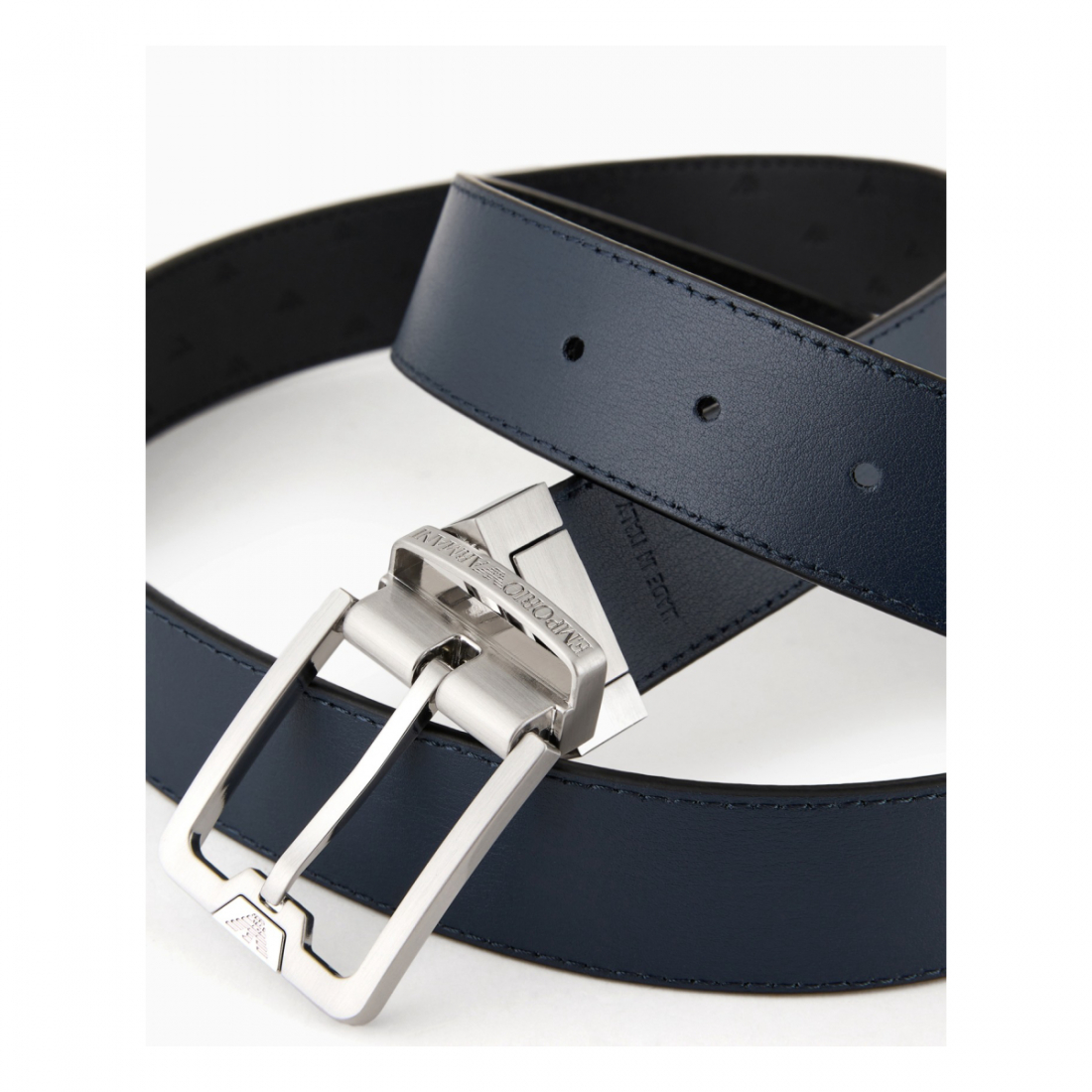 Ceinture 'Reversible With All-Over Embossed Eagle' pour Hommes