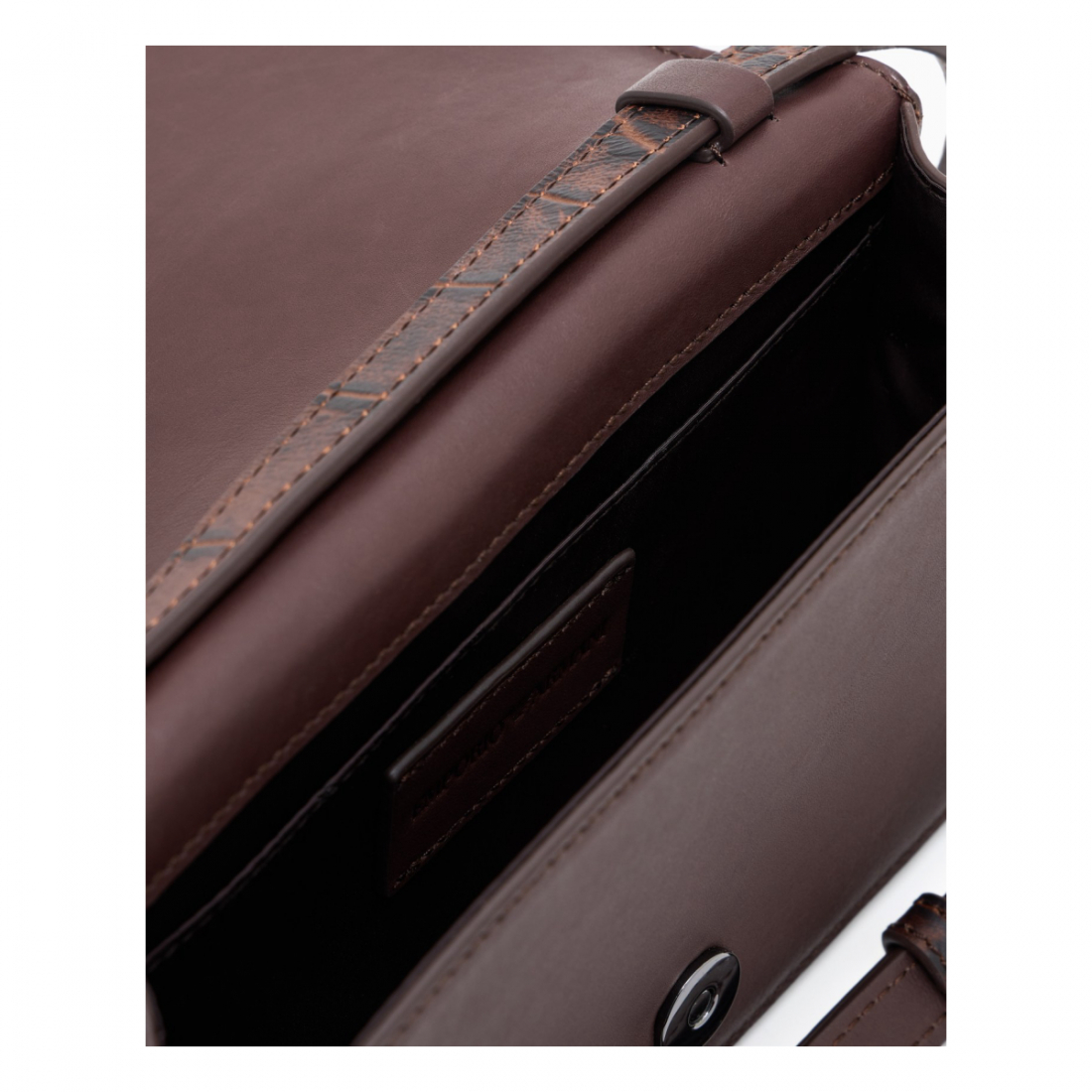 'Crocodile-Embossed' Umhängetasche für Herren